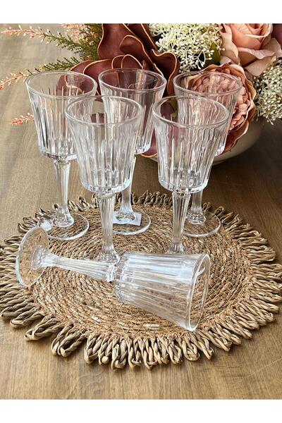 ROSSEV Line Kristal Cam Kadeh 6'lı
