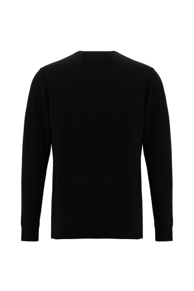 Abdullah Kiğılı Bisiklet Yaka Regular Fit Pamuklu Kaşmirli Triko Kazak