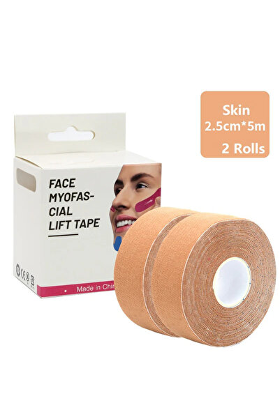 HVM Yüz Yoga Bandı, Yüz Kinesiotape, Yüz Bandı, Face Tape, Kinezyo Bant