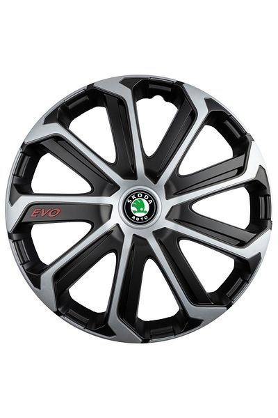 OEM Set de 4 capace de roți pentru Skoda, model Evo, R14, SKODA