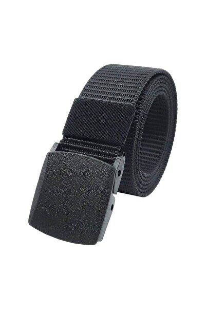 İZMİR ASKERİ MALZEME Siyah Renkli Plastik Tokali Askeri Palaska Taktik Kemer