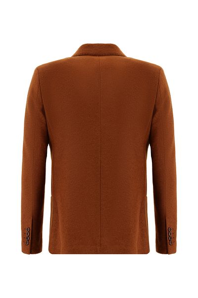 Abdullah Kiğılı Slim Fit Slim Fit Italian Wool Knitted Jacket