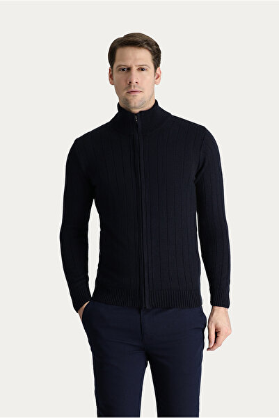 Abdullah Kiğılı Slim Fit Slim Fit Woolen Coat