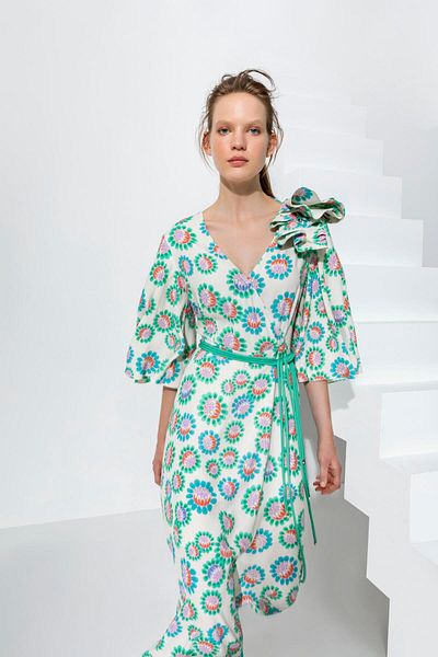 KAMEYA NILIFER BLUME PATTERNED DRESS