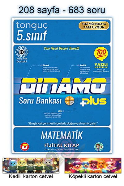 Tonguç Yayınları 5. Sınıf Matematik Yeni Nesil Müfredat Dinamo Soru Bankası 2...