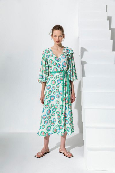 KAMEYA NILIFER BLUME PATTERNED DRESS