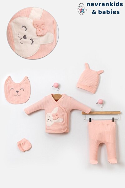 nevrankids Bear Organik 5'li Hastane Çıkışı Seti