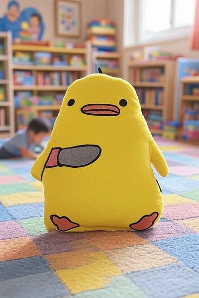 HAYALİNİZDEKİ MAĞZA Omz Killer Chick Plush Toy Pillow Gift Toy