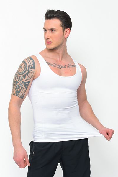 giyindegel Belly Chest Enhancer Firming Fit Appearance, Posture Support, Daily Use Men's Corset Undershirt