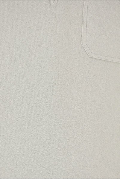 Abdullah Kiğılı Polo Neck Regular Fit Zippered Cashmere Italian Knitwear Sweater