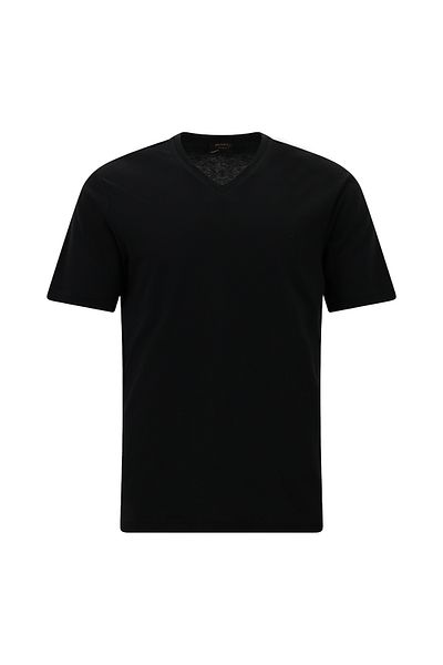 Abdullah Kiğılı V-Neck Regular Fit Embroidered Cotton T-Shirt