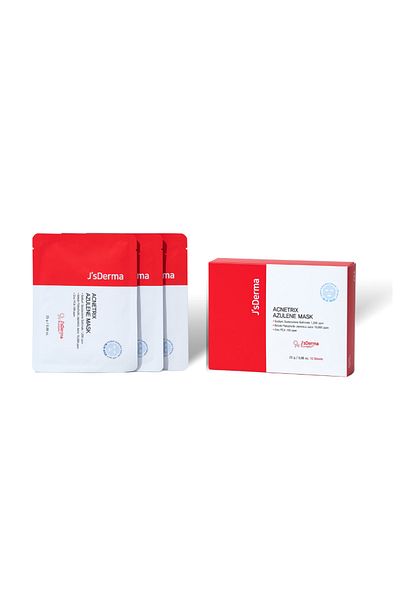 J'sDerma Acnetrix Azulene Face Sheet Mask With Niacinamide – Pack Of 10