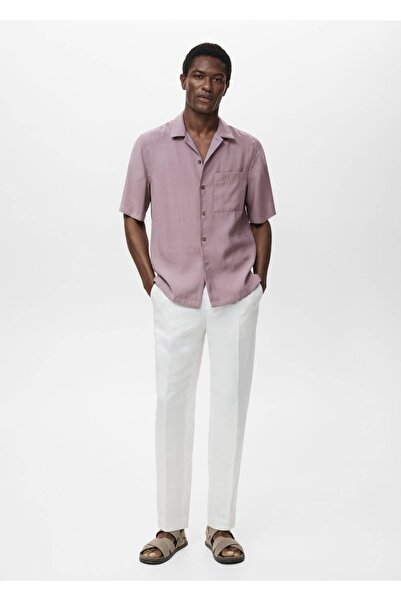 MANGO Man Cepli modal gömlek