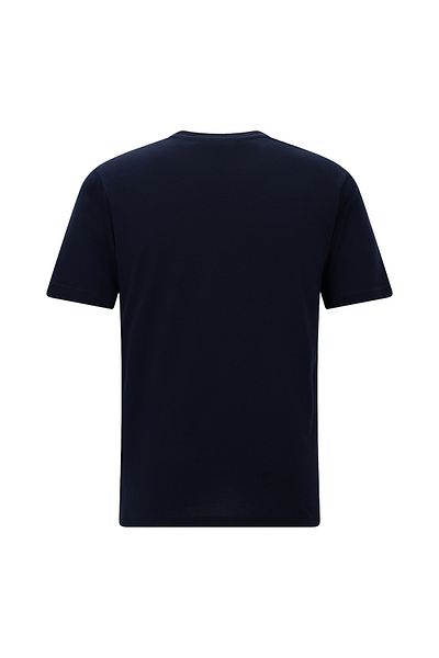 Abdullah Kiğılı V-Neck Regular Fit Embroidered Cotton T-Shirt