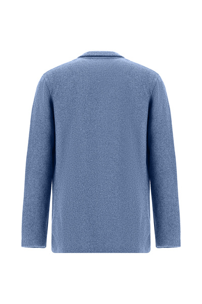 Abdullah Kiğılı Italian Wool Cashmere Double Breasted Knitwear Cardigan