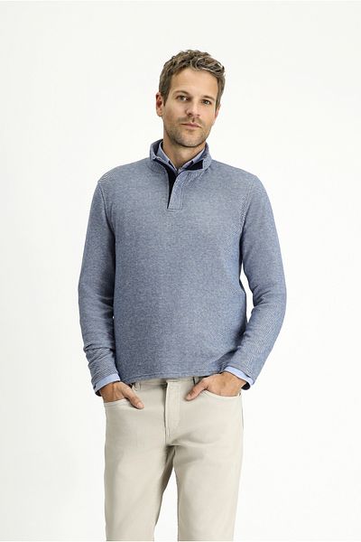 Kiğılı Bato Collar Regular Fit Striped Zippered Sweatshirt