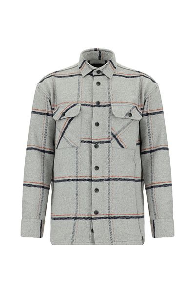 Abdullah Kiğılı Long Sleeve Oversize Cotton Plaid Sports Lumberjack Shirt