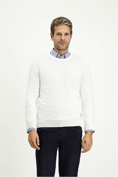 Kiğılı Crew Neck Regular Fit Cotton Cashmere Knitwear Sweater