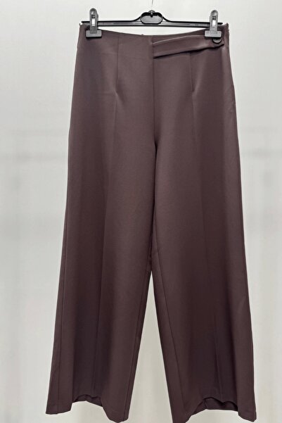 Sentez Καφέ Παντελόνι με Κορσάζ και Επωμίδες 5582