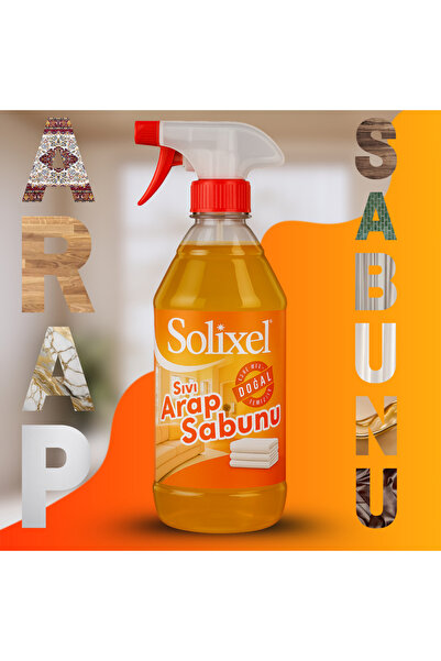 SOLİXEL Kıvamlı Sıvı Arap Sabunu 1 Litre Yeni Nesil Doğal Temizlik