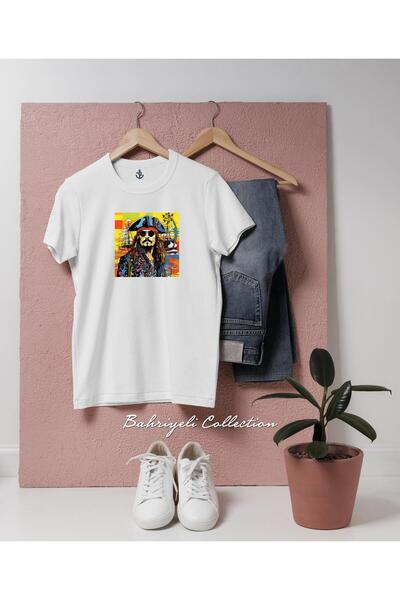 bahriyeli.jpeg oversized Jack Sparrow Unisex T-Shirt με βικτοριανό σχέδιο
