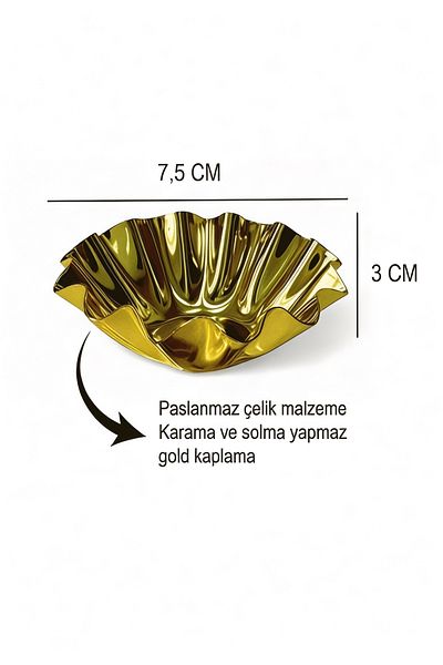 EVSTYLE 6 Pieces of Poppy Lucky - Gold