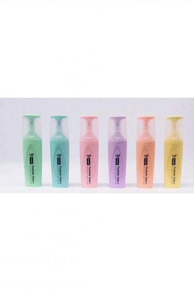 Mikro Highlighter Pastel 6-Piece Highlighter Pen F.k