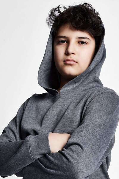 Lescon Koyu Grimelanj Çocuk Kapüşonlu Sweatshirt 21S-3227-21N