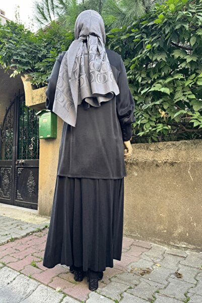 MISS DALIDA Black Cupro Shirt - Model T25K-3001