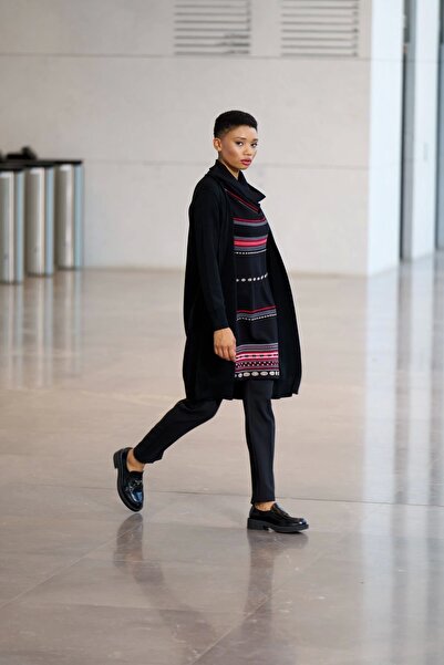 MissWhence Hırka Görünümlü Uzun Triko Tunik Miss220