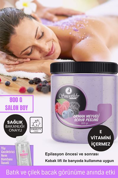 Smoothly Forest Fruit Anti-Ingrown Hair and Moisture Bomb Body Peeling 800 g