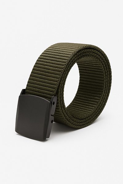 Çantacım Men's Belt Anti Allergic Plastic Buckle Tactical