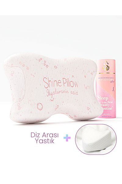 Shine Pillow Beauty Pillow Orthopedic Anti-Wrinkle Knee Orthopedic Visco Pillow