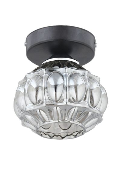 ESSLİGHT Diamond Single (Smoked Glass) Entrance Hall Chandelier