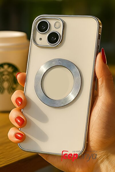 Musal حافظة آيفون 15 بلس ذات زوايا ملونة وشفافة لحماية الكاميرا من السيليكون ...