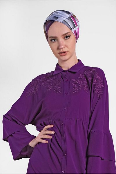 Alvina Embroidery Detailed Tunic 4444