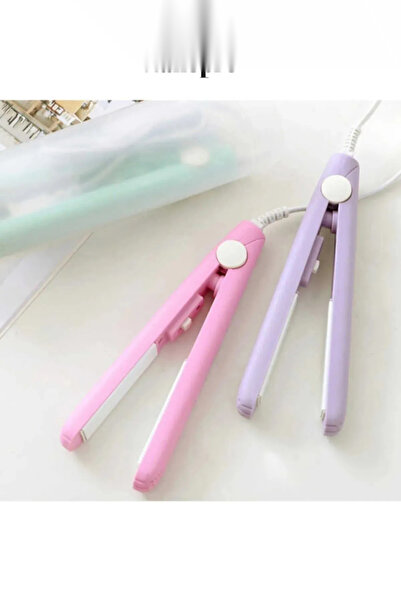 Genel Markalar Renkli Mini Seyahat Saç Maşası Bukle Yapıcı Seramik Plaka, Pratik ve Şık Tasarım