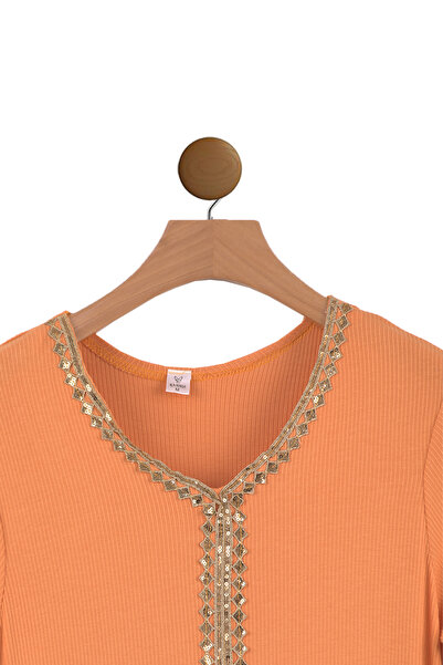 Lilo Co GoldenTrim Lounge Dress