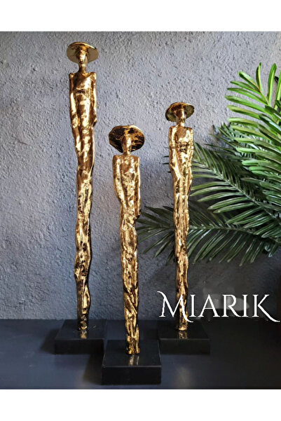MIARIK DESIGN & DEKORASYON Dekoratif 3lu Sapkali Adamlar