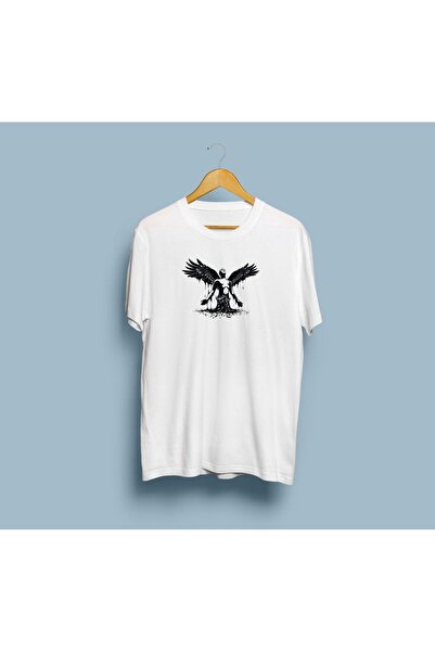 Bahriyeli Collection تي شيرت كبير الحجم ملاك الموت للجنسين
