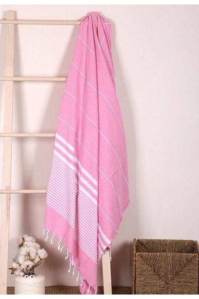 Totem Βαμβακερή Πεστίμπαλα με κρόσσια 100 x 180 cm