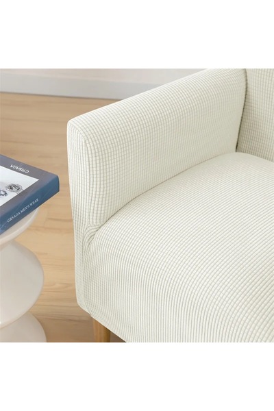 HaNemCe Likrali Streç Lastikli Esnek Yikanabilir Kare Desen Üç Kişilik Koltuk Örtüsü Koltuk Kılıfı