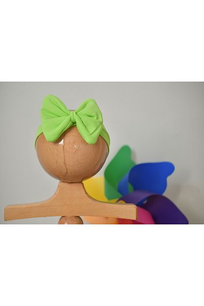 KAYRASTORETESETTÜR The Most Comfortable for Your Baby, Summer Combed Cotton Bow Bandana for 0-2 Years Old Baby Girls