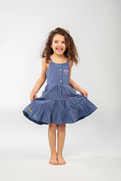 Ein Ghein kids wear "The jar's mouth is closed and the girl looks like her mother" dress