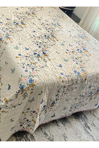 Özyuvam حشوة من ألياف القطن المبطنة، نمط زهرة مزدوجة الجوانب، بيكيه