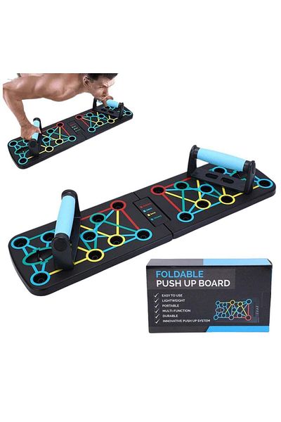 F.A.M.S Push Up Board 9 in 1 Home Workout System