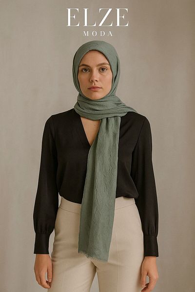 ELZE MODA Bamboo Kraş a Quality Premium Shal