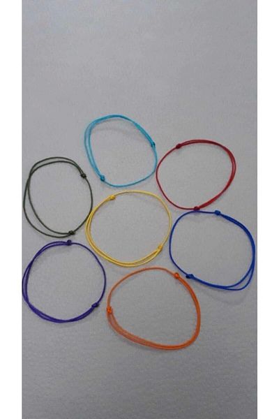 Tralles Takı 7 Color Chakra Rope Bracelet
