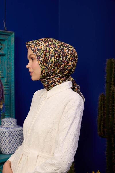 İpekhan Marrakech Collection Soft Scarf Black Altuni 1193-17