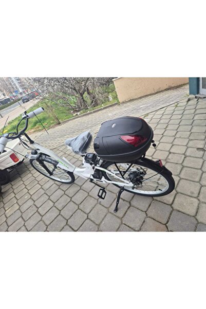 rexxmotor Bisiklet Arka Çanta 17 Lt Şehir Bisikleti Çantası Elektrikli Bisiklet Reflektör Kilitli Çanta